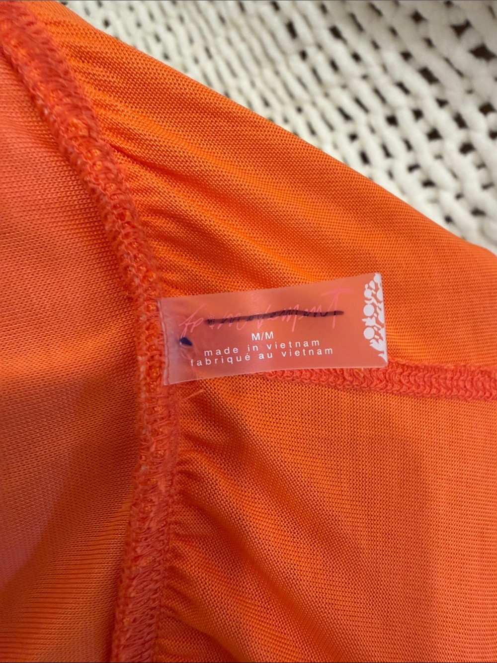 FP Movement by Free People Bright Orange Harem Jogger Pants with Pockets - Picture 5 of 6